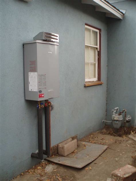 tankless water heater enclosure outdoor